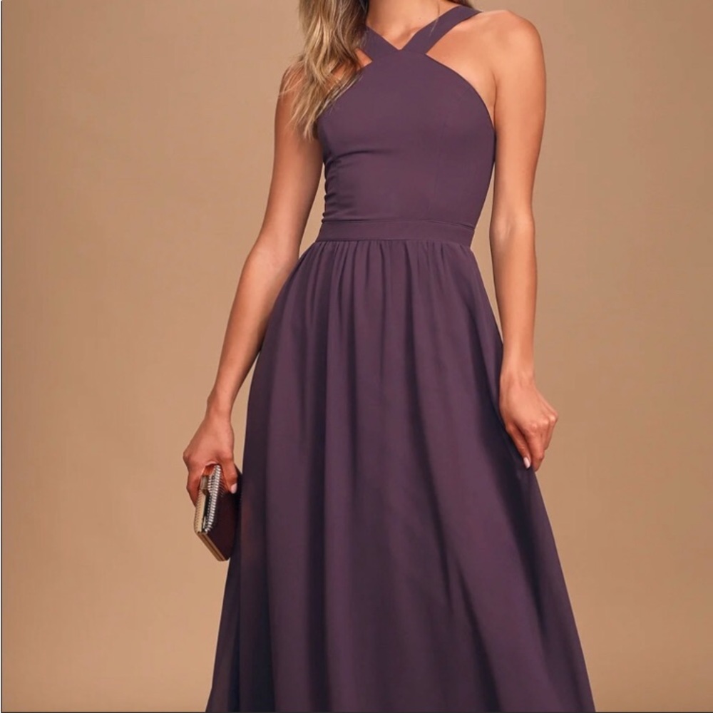 Purple Lulu’s Air of Romance Dress - Picture 4 of 4
